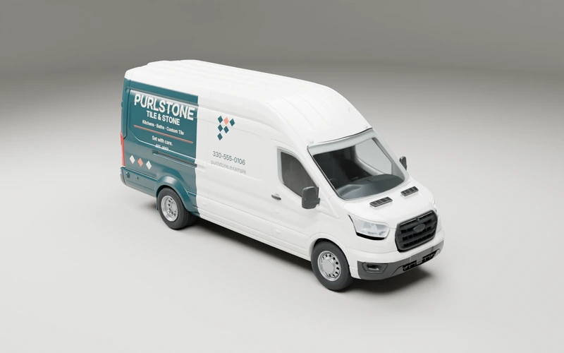 Purlstone high-roof van showing rear section partial coverage